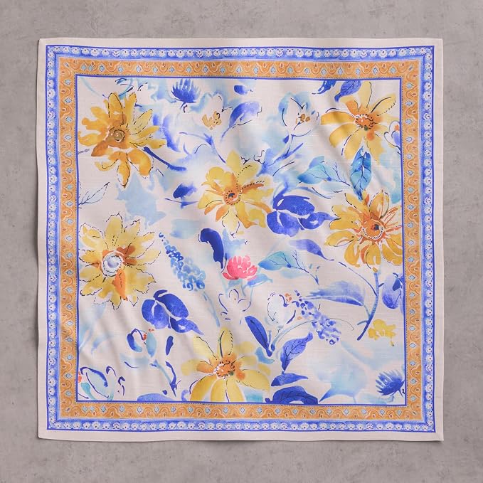 Maison d' Hermine Cloth Napkins Set of 4 Reusable 100% Cotton (20" x 20") | Everyday Square Napkins Cloth Washable Dinner Party Wedding Restaurant Hotel Kitchen Spring Summer - Girassol - Image 8