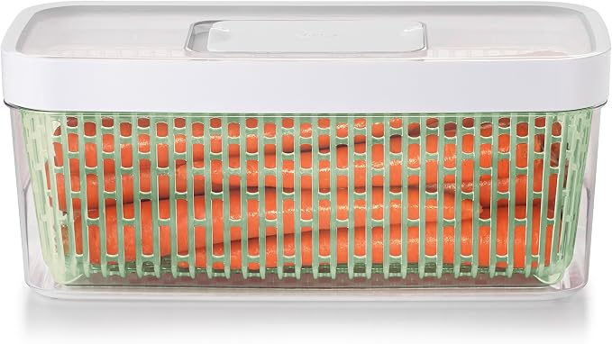 OXO Good Grips GreenSaver Produce Keeper - Large & Carbon Filter Refills Good Grips GreenSaver 4 Pack, 4 Count - Image 3