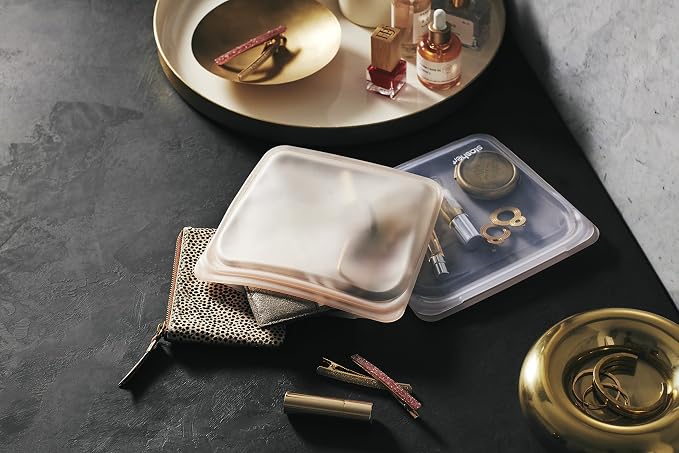 Stasher Reusable Silicone Storage Bags (Mini, Clear) and (Sandwich, Clear) - Image 6