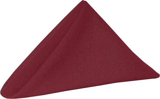 17x17-Inch Cotton-Feel Cloth Napkins, Brick, Set of 60 by UltimateTextile