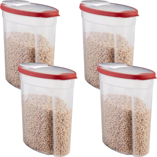 Rubbermaid Flex and Seal Food Storage Container, 1.5 Gallon | Cereal Keeper | Canister | Pack of 4 by Unknown