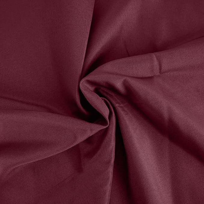 Efavormart Premium Cloth Napkins Set of 10, 20x20 Inch Burgundy Violet Seamless Dinner Napkins, Washable Linen Table Napkin Cloth with Hemmed Edges for Weddings, Party and Banquet - Image 3