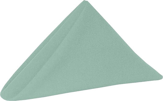 17x17-Inch Cotton-Feel Cloth Napkins, Seamist, Set of 24 by UltimateTextile