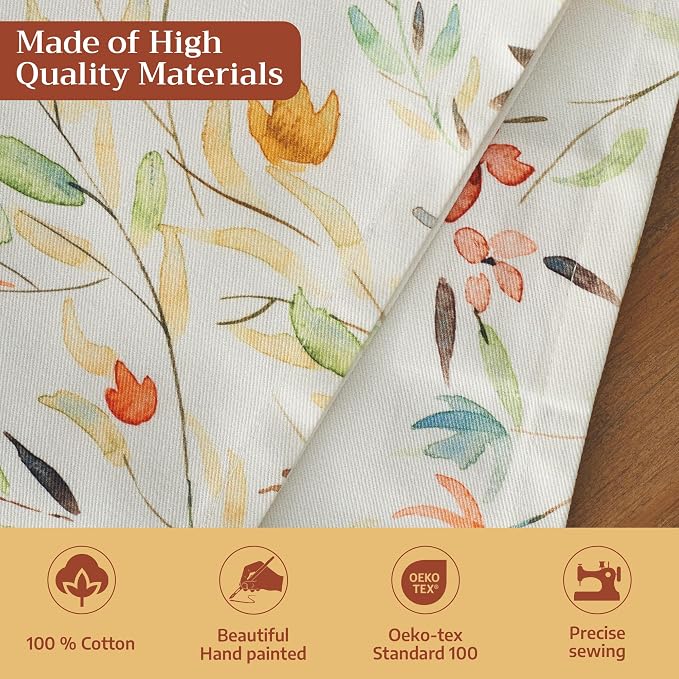 Maison d' Hermine Cloth Napkins Set of 4 100% Cotton Everyday Reusable Square Napkins Cloth Washable, Dinner, Party, Wedding, Restaurant, Spring/Summer (Colmar, 20" x 20") | Everyday Square Napkins Cloth Washable Dinner Party Wedding Restaurant Hotel K... - Image 3