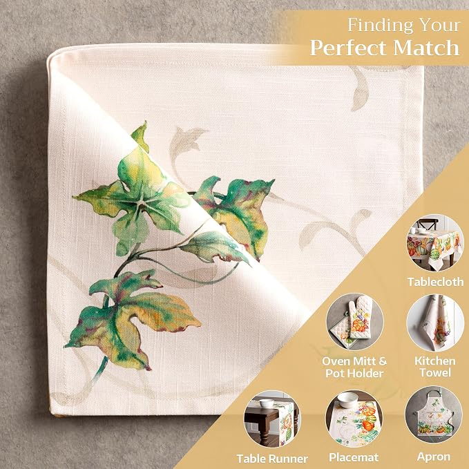 Maison d' Hermine Cloth Napkins Set of 4 Reusable 100% Cotton (20" x 20") | Everyday Square Napkins Cloth Washable Dinner Wedding Restaurant Hotel Kitchen Thanksgiving Christmas - Lumina - Image 5