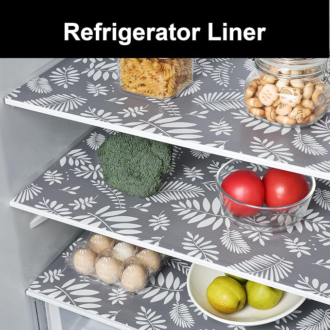 Cooyes Drawer and Shelf Liner, Non-Adhesive Shelf Liners for Kitchen Cabinets, Thick Strong Grip Mats for Desk, Shelves, Bathroom Drawers, Fridge, Cabinet Protection（23.6" W x 119" L） - Image 4