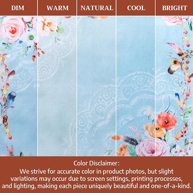 Maison d' Hermine Cloth Napkins Set of 4 Reusable 100% Cotton (20" x 20") | Everyday Square Napkins Cloth Washable Dinner Party Wedding Restaurant Hotel Kitchen Spring Summer - Ibiza - Blue - Image 6