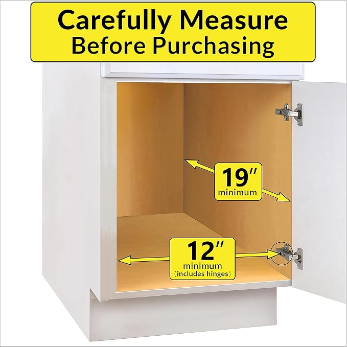 LYNK PROFESSIONAL® Pull Out Cabinet Organizer, 11" x 18" Slide Out Cabinet Organizer Pull Out Drawer – Pull Out Shelves for Kitchen Cabinets – Under Sink Organizers - Lifetime Ltd. Warranty, Chrome - Image 4