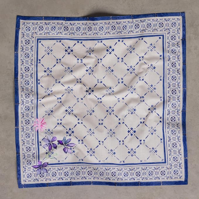 Maison d' Hermine Cloth Napkins Set of 4 Reusable 100% Cotton (20" x 20") | Everyday Square Napkins Cloth Washable Dinner Party Wedding Restaurant Hotel Kitchen Spring Summer - Faience - Image 8