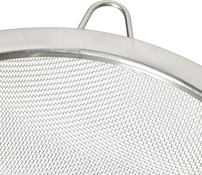 Relaxdays Kitchen Sieve Set of 3, Diameter 7, 12 and 18 cm, with Handle, Flour, Powdered Sugar, Fruits, Household Sieve, Stainless Steel, Silver - Image 8