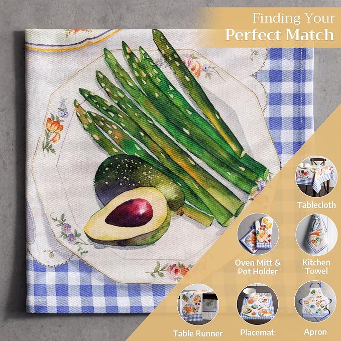 Maison d' Hermine Cloth Napkins Set of 4 Reusable 100% Cotton (20" x 20") | Everyday Square Napkins Cloth Washable Dinner Party Wedding Restaurant Hotel Kitchen Spring Summer - Gourmand - Image 5