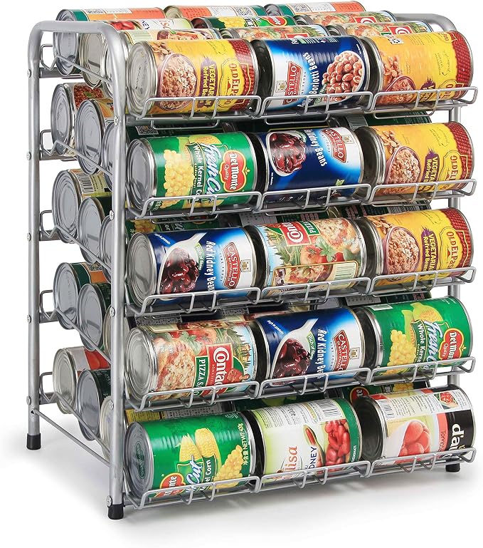 Can Organizer for Pantry, Can Rack Can Storage Dispenser for Canned Food (5 tiers) by Ricerat