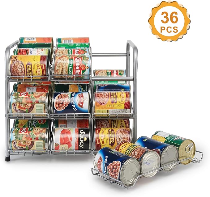 Can Organizer for Pantry, Can Rack Can Storage Dispenser for Canned Food (3 tiers) - Image 4