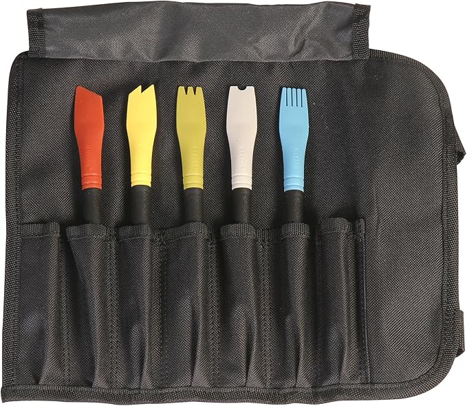 Mercer Culinary Silicone Plating Brush Set- 5 Brushes and a Carrying Case by MercerCulinary