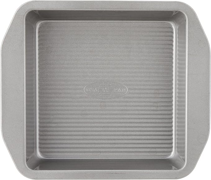 USA Pan 12-Cup Muffin Pan and 8-Inch Square Cake Pan Aluminized Steel Bakeware Set - Image 6