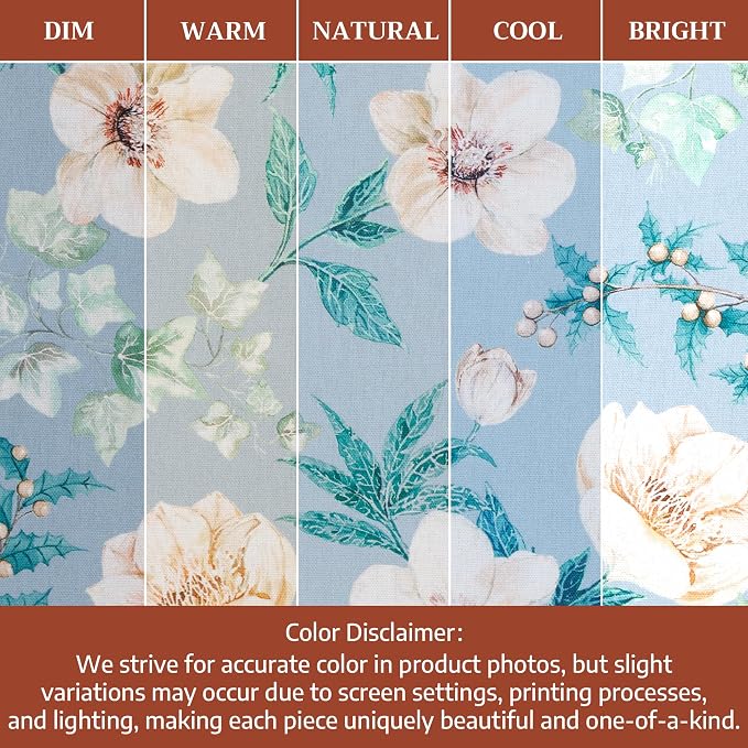 Maison d' Hermine Cloth Napkins Set of 4 Reusable 100% Cotton (18" x 18") | Everyday Square Napkins Cloth Washable Dinner Party Wedding Restaurant Hotel Kitchen Spring Summer - Winter Floral - Image 6