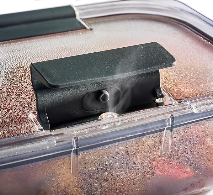 Rubbermaid Brilliance Tritan Plastic Food Storage Containers BPA Free Airtight Lids Ideal for Lunch Meal Prep & Leftovers Set of 5 (3.2 Cup) - Image 4