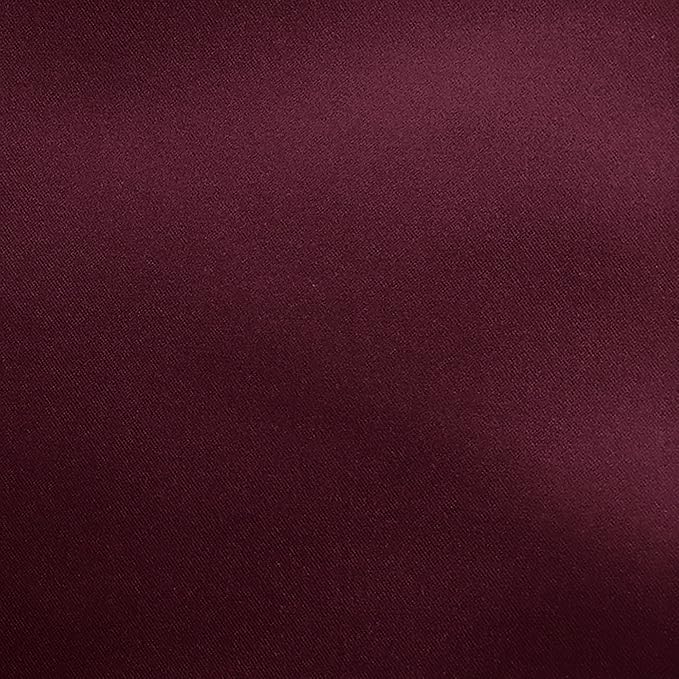 17x17-Inch Square Satin Cloth Napkins, Burgundy, Set of 36 - Image 2