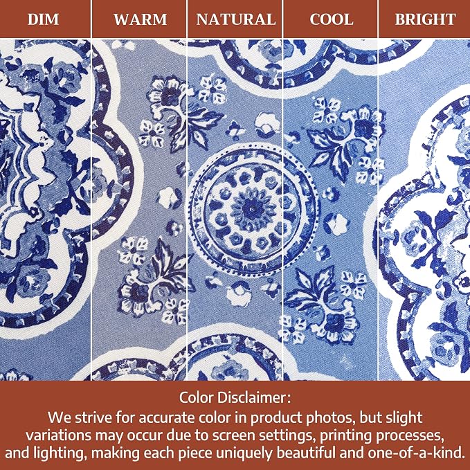 Maison d' Hermine Cloth Napkins Set of 4 Reusable 100% Cotton (20" x 20") | Everyday Square Napkins Cloth Washable Dinner Party Wedding Restaurant Hotel Kitchen Spring Summer - Melodie Bleue - Image 6