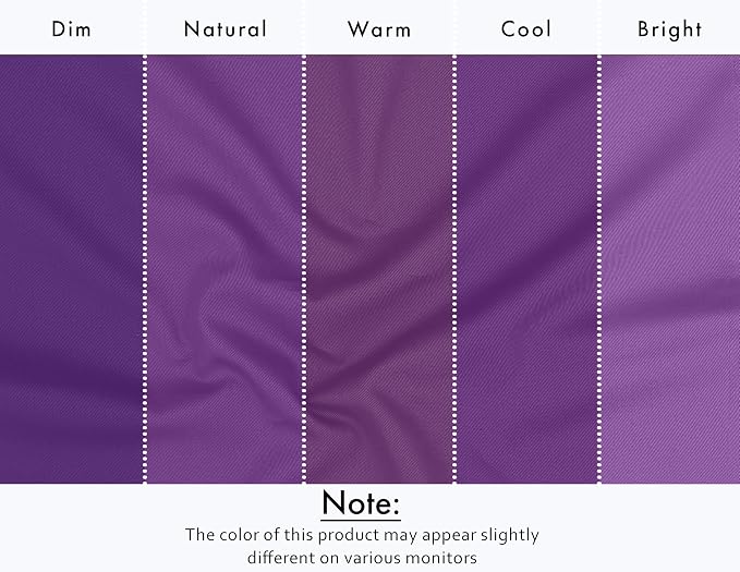 Ruvanti Cloth Napkins Set of 6, 18x18 Inches Napkins Cloth Washable, Soft, Durable, Absorbent, Cotton Blend. Table Dinner Napkins Cloth for Hotel, Lunch, Restaurant, Wedding Parties - Purple - Image 5