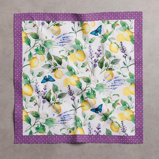 Maison d' Hermine Cloth Napkins Set of 4 Reusable 100% Cotton (18" x 18") | Everyday Square Napkins Cloth Washable Dinner Party Wedding Restaurant Hotel Kitchen Spring Summer - Sivergue - Image 8