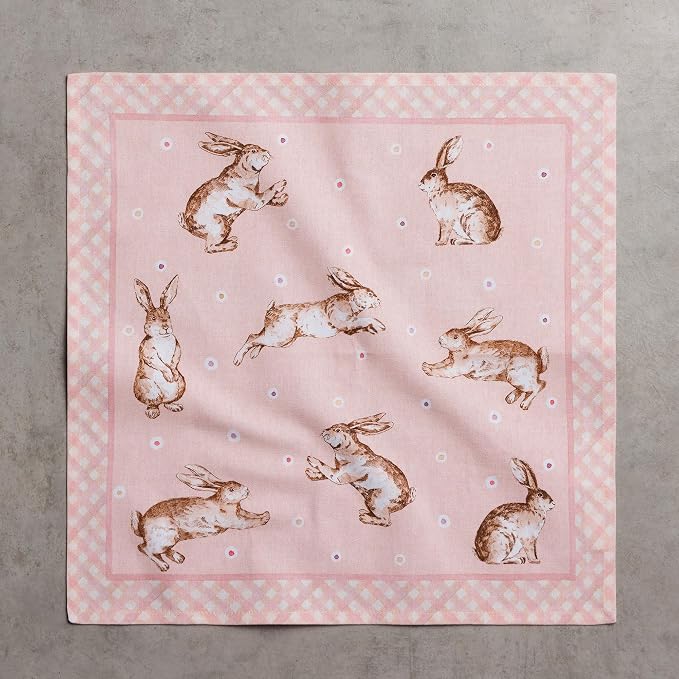 Maison d' Hermine Cloth Napkins Set of 4 Reusable 100% Cotton (18" x 18") | Everyday Square Napkins Cloth Washable Dinner Party Wedding Restaurant Hotel Kitchen Spring Summer - Easter - Image 8
