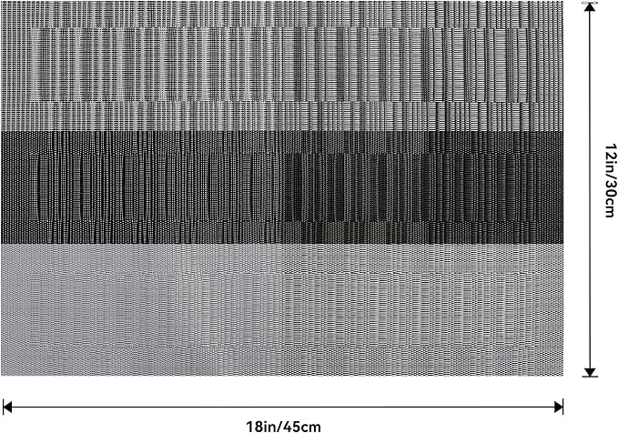 Leetaltree Grey with White Striped Placemats Set of 6 - Heat Resistant Non-Slip Place mats for Dining Table, Washable Durable PVC Vinyl Woven Table Mats（Grey Stripe, 6） - Image 7