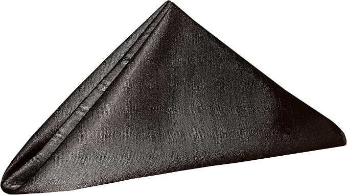 20x20-Inch Shantung Cloth Napkins, Espresso, Set of 60 - Image 2