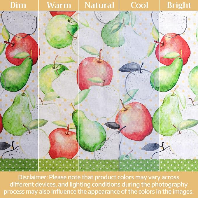 Maison d' Hermine Cloth Napkins Set of 4 Reusable 100% Cotton (18" x 18") | Everyday Square Napkins Cloth Washable Dinner Party Wedding Restaurant Hotel Kitchen Spring Summer - Apples & Pears - Image 6