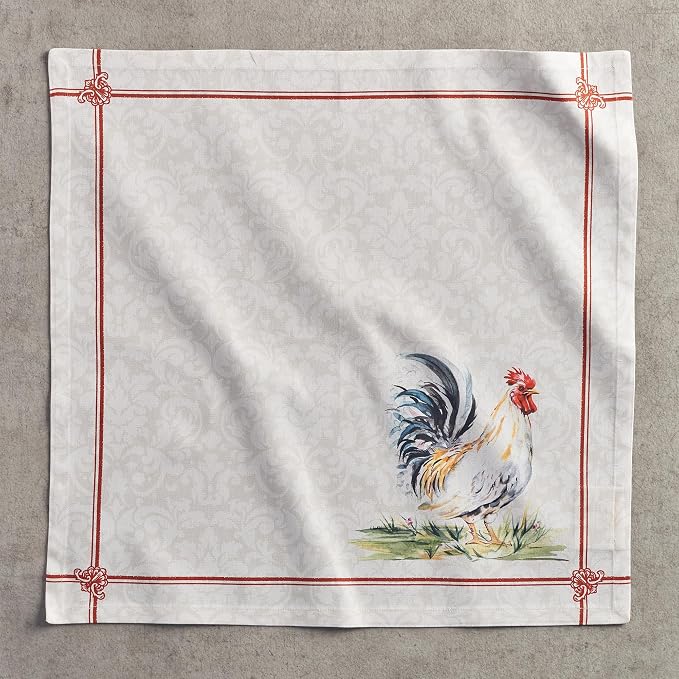 Maison d' Hermine Cloth Napkins Set of 4 100% Cotton Everyday Reusable Square Napkins Cloth Washable, Dinner, Party, Wedding, Restaurant, Spring/Summer (Campagne, 20" x 20") | Everyday Square Napkins Cloth Washable Dinner Party Wedding Restaurant Hotel... - Image 8