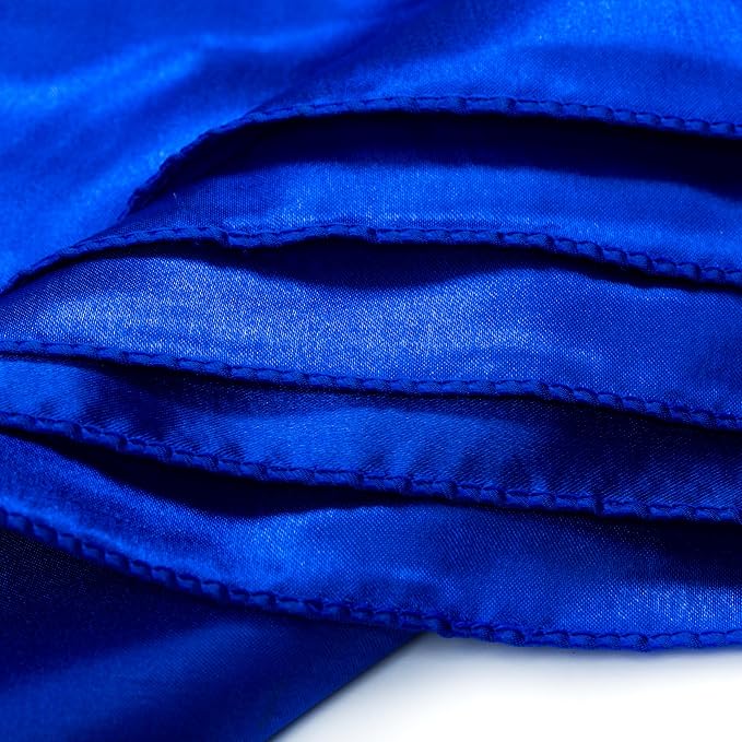 MDS® Pack of 200 Satin Napkins 12 x 12 Inch, Soft Silky Reusable Cloth Dinner Table Napkins for Wedding Décor, Reception, Birthday, Parties, Banquets, Catering, Restaurants & Hotel - Royal Blue - Image 6