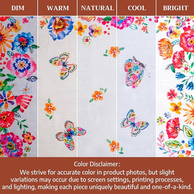 Maison d' Hermine Cloth Napkins Set of 4 Reusable 100% Cotton (20" x 20") | Everyday Square Napkins Cloth Washable Dinner Party Wedding Hotel Kitchen Spring Summer - Happy Florals - High Summer - Image 6
