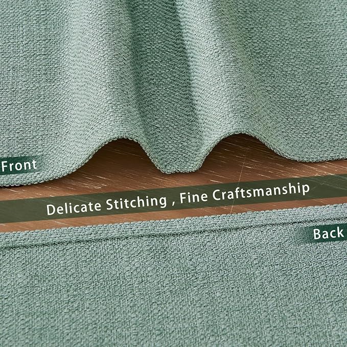 BALCONY & FALCON Rectangle Table Cloth Waterproof Celadon Green 13.8"x 17.7" 4pcs - Image 4
