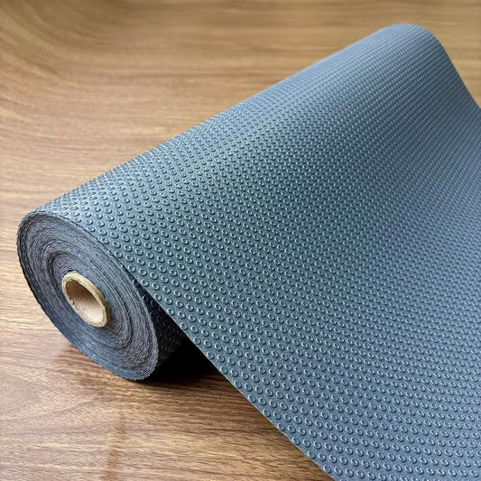 EVALAND Shelf Liner Cabinet Liner Non-Adhesive Drawer Liner 17.7 in x 33 FT | Non-Slip, Washable, Waterproof, Fridge Liners, Contact Paper, Shelf Liners for Cabinets, Kitchen, Refrigerator, Gray by EVALAND