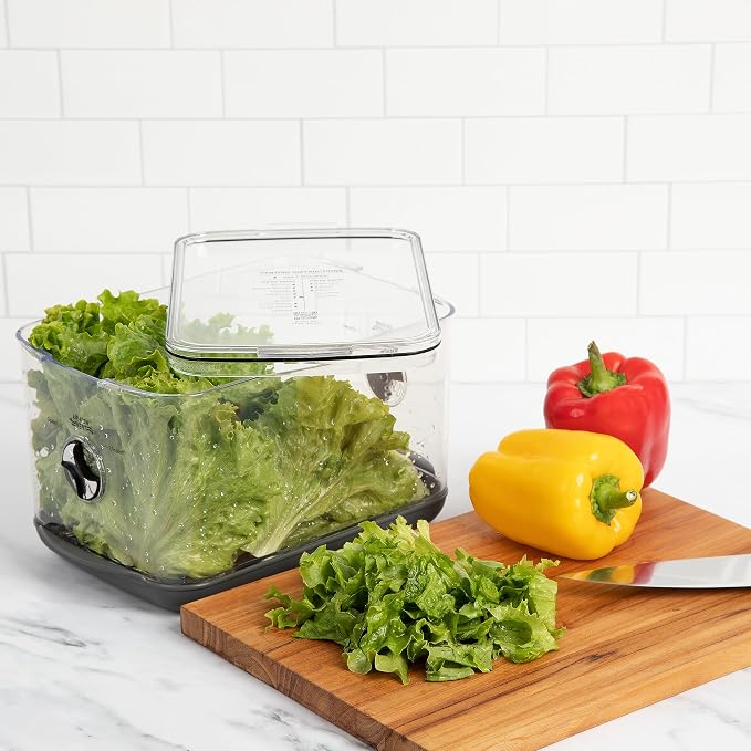 ProKeeper+ by Progressive Stackable Produce ProKeeper Storage Container with Stay-Fresh Vent System (PKS-902 (5.7 qt Large Produce)) - Image 8