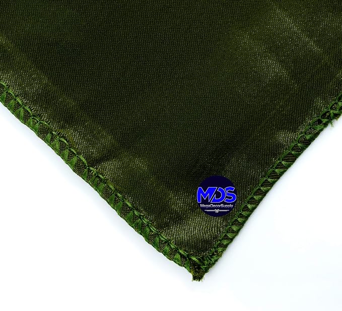 Set of 100 PCS Satin Napkin 12x12 Inch Square, Dinner Table Napkins for Wedding, Bulk Silky Sateen Cloth Napkins for Restaurant Banquet Graduation Birthday Party Decoration - Olive Green - Image 3