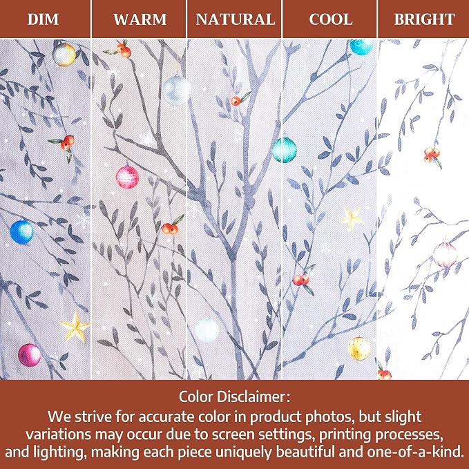 Maison d' Hermine Cloth Napkins Set of 4 Reusable 100% Cotton (20" x 20") | Everyday Square Napkins Cloth Washable Dinner Wedding Restaurant Hotel Kitchen Thanksgiving Christmas - Fairy Christmas - Image 6