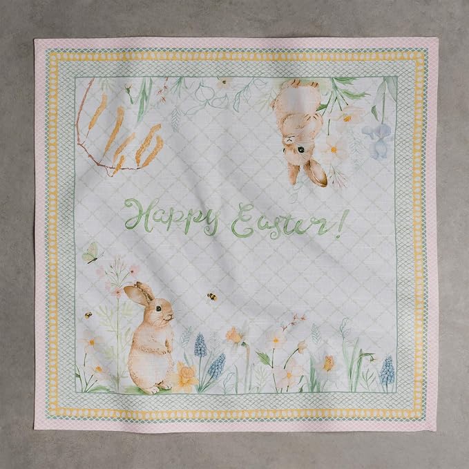 Maison d' Hermine Cloth Napkins Set of 4 Reusable 100% Cotton (20" x 20") | Everyday Square Napkins Cloth Washable Dinner Party Wedding Restaurant Hotel Kitchen Spring Summer - Easter Dew - Image 8
