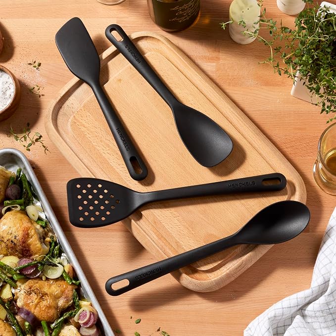 HENCKELS Silicone Onyx 4-pc Chef's Cooking Utensil Set - Image 2