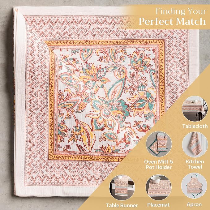Maison d' Hermine Cloth Napkins Set of 4 Reusable 100% Cotton (20" x 20") | Everyday Square Napkins Cloth Washable Dinner Wedding Restaurant Hotel Kitchen Thanksgiving Christmas - Nila - Image 6