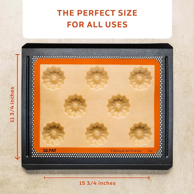 Silpat The Original Perfect Mini Fluted Cake Mold - Image 3