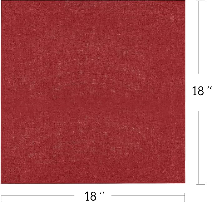 Handmade Organic Hemp Napkins – Set of 4, 18 x 18 Inches | Rustic Christmas Table Linens, Sustainable 3-Month Growth Hemp Cloth Napkins for Holiday Dining & Family Gatherings - Image 10