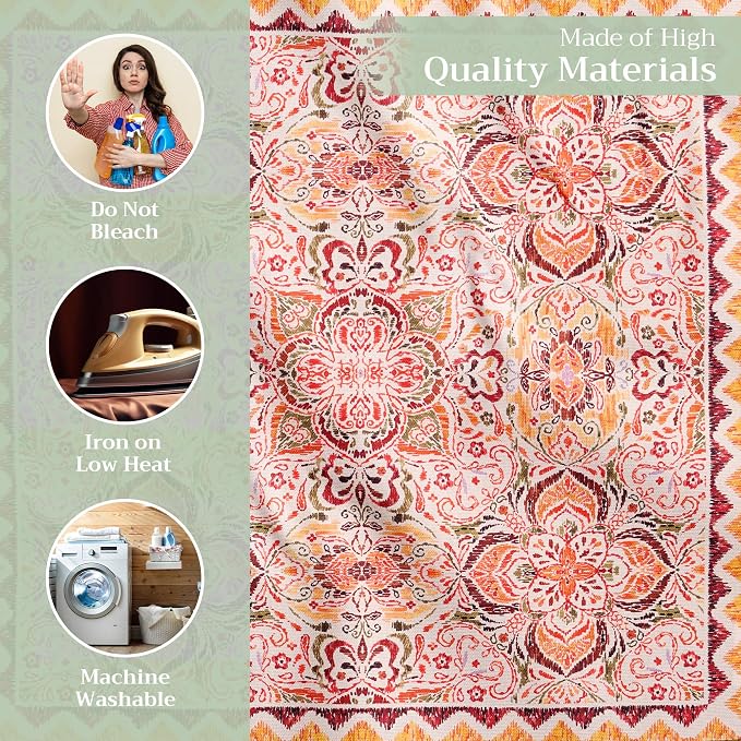 Maison d' Hermine Cloth Napkins Set of 4 Reusable 100% Cotton (20" x 20") | Everyday Square Napkins Cloth Washable Dinner Wedding Restaurant Hotel Kitchen Thanksgiving Christmas - Damask - Image 3