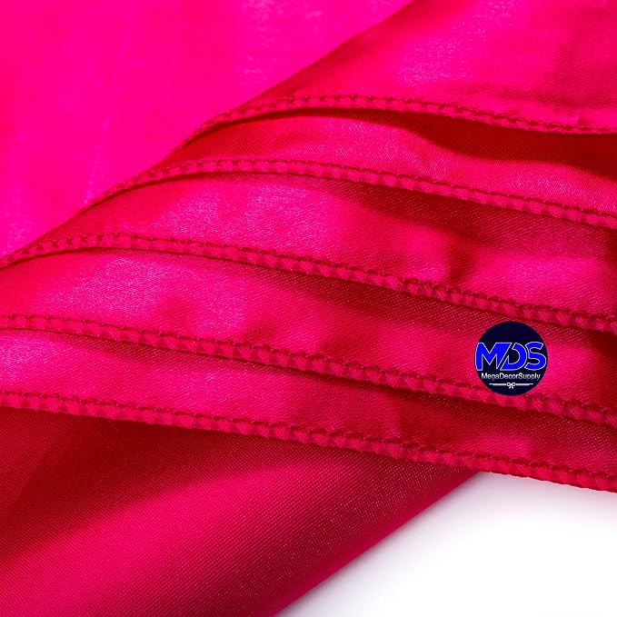 Set of 100 PCS Satin Napkin 12x12 Inch Square, Dinner Table Napkins for Wedding, Bulk Silky Sateen Cloth Napkins for Restaurant Banquet Graduation Birthday Party Decoration - Magenta - Image 4