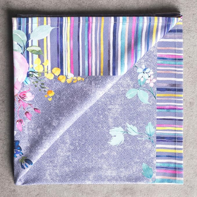 Maison d' Hermine Cloth Napkins Set of 4 Reusable 100% Cotton (20" x 20") | Everyday Square Napkins Cloth Washable Dinner Party Wedding Hotel Kitchen Spring Summer - Sweet Rose Lavender - Lush - Image 9