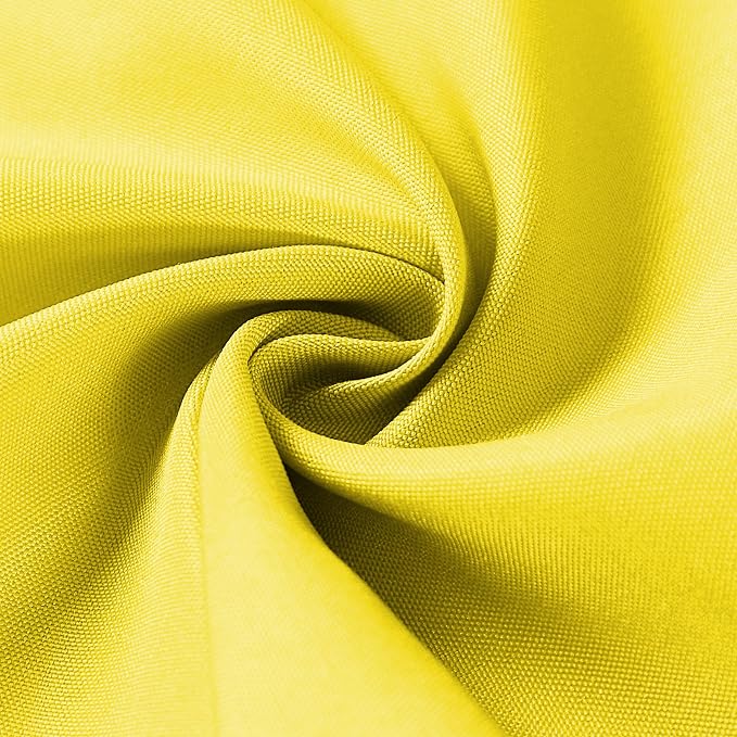 Bailarina Cloth Napkins Set of 120,17x17 inches Dinner Napkins Cloth Washable,Polyester Square Table Cloth Napkin Bulk with Hemmed Edges Ideal for Banquets, Parties and Weddings-Yellow - Image 5