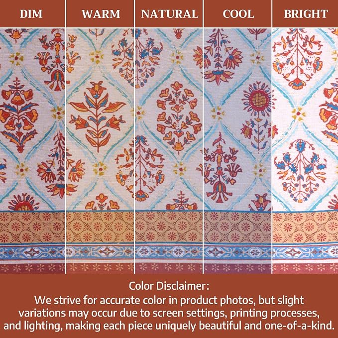 Maison d' Hermine Cloth Napkins Set of 4 Reusable 100% Cotton (20" x 20") | Everyday Square Napkins Cloth Washable Dinner Wedding Restaurant Hotel Kitchen Thanksgiving Christmas - Romane - Image 6
