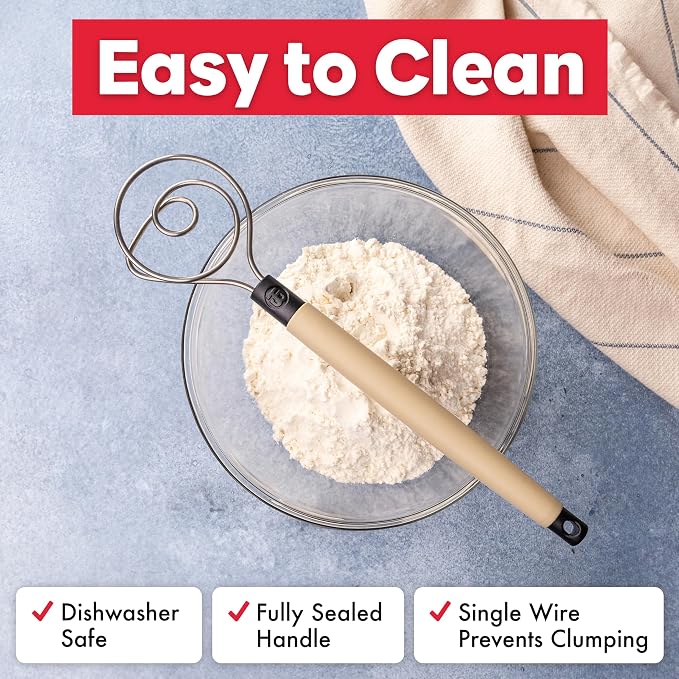 Brod & Taylor Dough Whisk + Bench Knife (Bundle) - Image 6