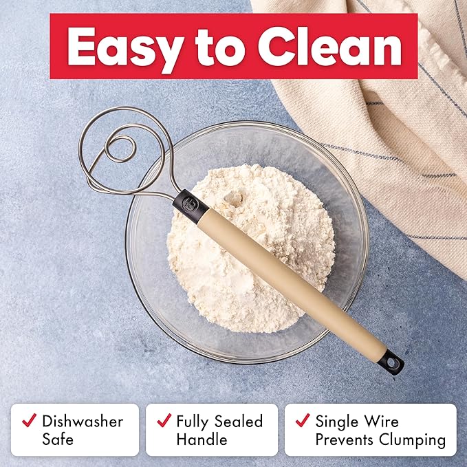 Brod & Taylor Dough Whisk + Bench Knife (Bundle) - Image 6
