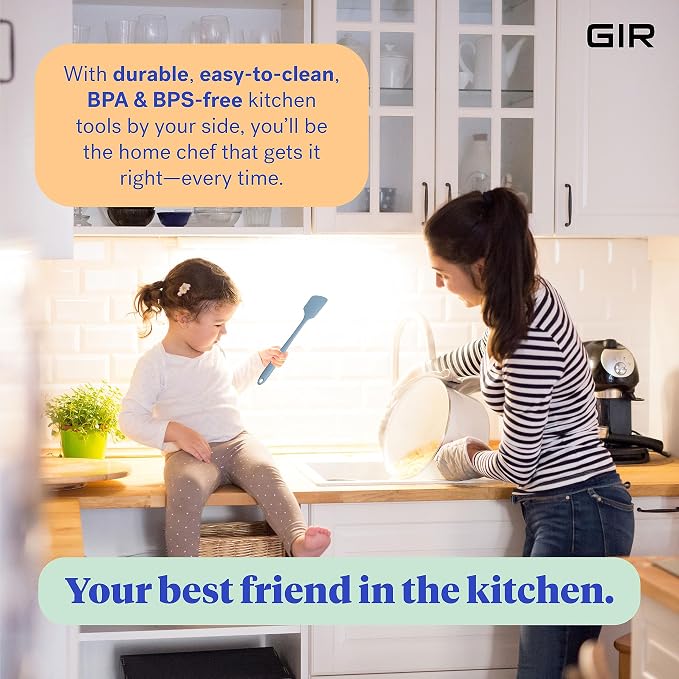 GIR: Get It Right 3-Piece Ultimate Silicone Kitchen Utensils Set - Spatula, Flip & Spoonula - Non-Toxic Cooking Utensils for Nonstick Cookware, Cooking and Baking - Slate - Image 3